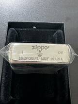 zippo アーマー 鎧 装飾 両面特殊加工品 Heavy Wall Armor Case 初期型 2006年製 silver シルバー 両面刻印 デットストック ケース 保証書_画像3