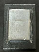 zippo CABON SILVER DAST カーボン シルバーダスト 2006年製 RED レッド 特殊加工品 ケース 保証書_画像3