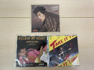 【希少品】矢沢永吉 永ちゃん EPレコード シングル 懐かしい ひき潮 ROCKI'N MY HEART TAKE IT TIME 3枚セット