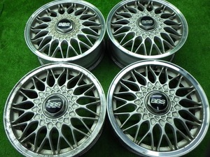 BBS　スバル　純正　STI　15インチ　アルミホイール　6J　ET55　PCD100　5H　鍛造　240220034