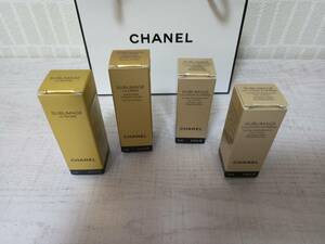 CHANEL　シャネル　サブリマージュ　未使用　サンプルセット　エモリエントクリーム2点＆化粧水２点　最安送料１４０円　