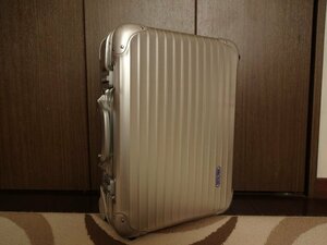 【リモワ RIMOWA】 トパーズ(TOPAS) キャビントローリー 929.52 機内持込サイズ★青ロゴ・廃盤モデル★