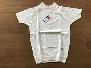  подлинная вещь не использовался неиспользуемый товар Mizuno прекрасный Цу . рубашка с коротким рукавом спортивная форма mok шея номер товара :EHA-0848 размер :85.HF1211