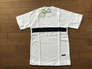 当時物　未使用　デッドストック　アシックス　ジェレンク　半袖Tシャツ　クールネック　体操服　サイズ：M　　HF1233