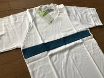 当時物　未使用　デッドストック　アシックス　ジェレンク　半袖Tシャツ　クールネック　体操服　サイズ：O　　HF1306_画像4