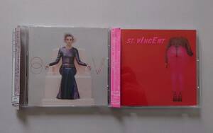 【CD】St. Vincent セイント・ヴィンセント 「セイント・ヴィンセント」「マスセダクションン」日本盤2枚 帯/ライナーノーツ
