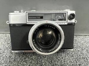 YASHICA minister-700 フィルムカメラ 底のネジ破損あり