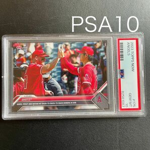 【PSA10】大谷翔平 トラウト topps now カード 2023