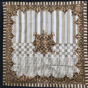 FENDI フェンディ 大判 ハンカチーフ ハンカチ スカーフ