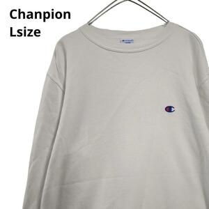 Chanpionワンポイントスウェット　トレーナー　白メンズL c3