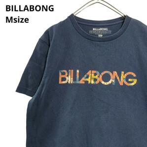 BILLABONG ロゴ半袖Tシャツ 紺メンズM 19の画像1