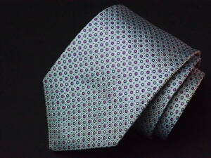 [HUGO BOSS Hugo Boss ]A1278 оттенок серебра Италия сделано в Италии SILK бренд галстук б/у одежда хорошая вещь 
