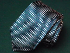  beautiful goods [HUGO BOSS Hugo Boss ]A1323 navy pink Italy made in Italy SILK brand necktie old clothes superior article 