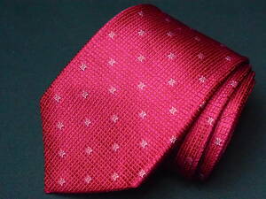  beautiful goods [CELINE Celine ]A1416 red Winder k pink series Logo Italy made in Italy SILK brand necktie old clothes superior article 