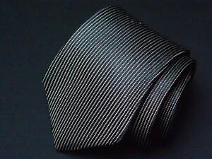  beautiful goods [GIORGIO ARMANIjoru geo Armani ]A1512 black black Italy made in Italy SILK brand necktie old clothes superior article 