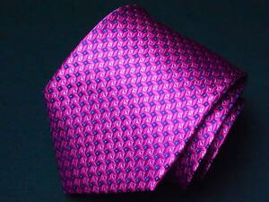  beautiful goods [Ermenegildo Zegna Ermenegildo Zegna ]A1651 pink purple Italy made in Italy SILK brand necktie old clothes superior article 