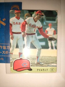 アイルランド　84 カルビープロ野球チップス No.406　地方版　レアブロック　広島東洋カープ