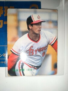 松永浩美　86 カルビープロ野球チップス No.54　阪急ブレーブス