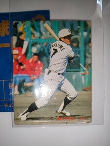 真弓明信　87 カルビープロ野球チップス No.66　阪神タイガース