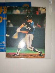 長崎啓二　83 カルビープロ野球チップス No.381　南海ホークス