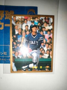 屋鋪要　87 カルビープロ野球チップス 金枠 No.341　大洋ホエールズ