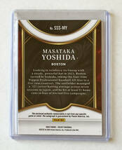 ジャージオート！【吉田正尚 ／ Masataka Yoshida】2023 Panini Select - Patch Auto ★ Red Sox レッドソックス ★ RC ルーキー直筆サイン_画像3