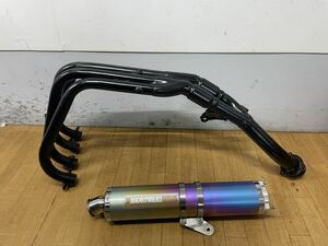 モリワキ　ツアラー　スリップオンサイレンサー　純正エキパイ　CB400SF Vテック　NC39