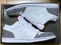 デッド NIKE AIR JORDAN 1 PHAT LOW Cement Grey ナイキ エア ジョーダン ファット ロー セメント グレー ダンク エスビー DUNK SB SUPREME_画像4