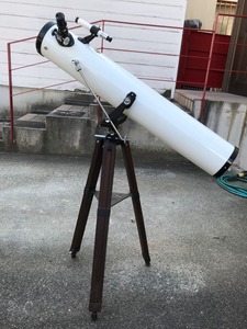 スリービーチ反射式望遠鏡 ビクトリー102 激レア ジャンク扱い　オブジェや小道具にどうぞ　昭和45年購入　径100/F900　送料出品者負担