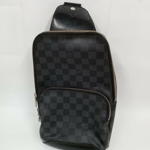 (Y020205) LOUIS VUITTON ルイヴィトン グラフィット アヴェニュー スリングバッグ ダミエグラフィット ボディバッグ ショルダーバッグ 