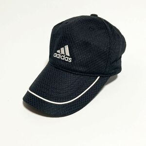 adidas ☆ メッシュキャップ ブラック 帽子 キャップ 黒 57-60cm スポーツ トレーニング ランニング ゴルフ アディダス ■SHW298