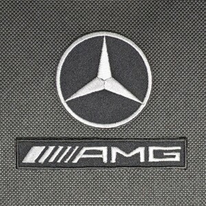 メルセデスベンツ アイロン刺繍ワッペン Mercedes Benz AMG 2枚SET