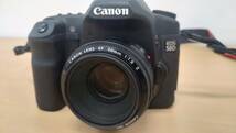 #9850 Canon キヤノン EOS 50D EF 50mm 1:1.8 Ⅱ デジタルカメラ レンズ 動作未確認 ジャンク_画像2
