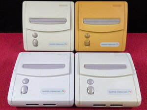 NINTENDO スーパーファミコンJr. 本体 4台セット SFC ニンテンドー ＊ジャンク品【GH】