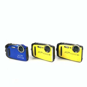 FUJIFILM FinePix XP120 / XP70 富士フイルム ファインピックス コンパクトデジタルカメラ まとめ売り３点セット●現状品