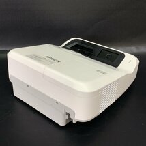 EPSON EB-685WT エプソン 超短焦点ビジネスプロジェクター 投影/HDMI入力OK ※リモコン/電源コードなし 動作/状態説明あり＊現状品【福岡】_画像2