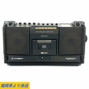 National RS-4250 STEREO MAC ST-5 ナショナル ラジカセ 通電OK ※テープ再生NG 状態説明あり◆ジャンク品【福岡】