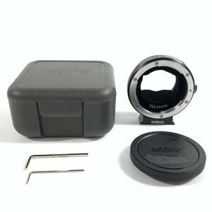 Metabones メタボーンズ Canon EF-E mount T用 マウントアダプター　キャップ/ケース/レンチ付き●ジャンク品【TB】