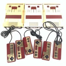 NINTENDO 任天堂 ファミリーコンピューター ファミコン ゲーム機本体 四角ボタン グレーコードあり まとめ 6台セット＊ジャンク品【GH】_画像8