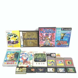 パワーブレイザー / ファイアーエムブレム / TWIN / レイアース他 DS,GBA,GB,GC,WS,FC ゲームソフト まとめ売り 19本セット＊現状品