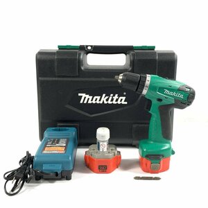 makita マキタ M655D 充電式ドライバドリル 充電器/バッテリー2個/ビット/ケース付き＊ジャンク品