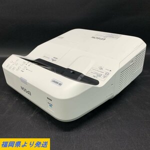 EPSON EB-685WT エプソン 超短焦点ビジネスプロジェクター 投影/HDMI入力OK ※リモコン/電源コードなし 動作/状態説明あり●現状品【福岡】