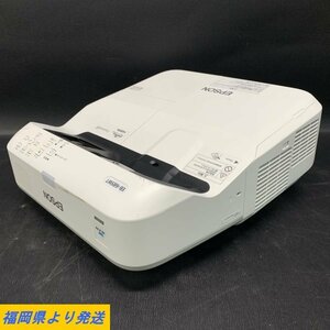 EPSON EB-685WT エプソン 超短焦点ビジネスプロジェクター 投影/HDMI入力OK ※リモコン/電源コードなし 動作/状態説明あり●現状品【福岡】