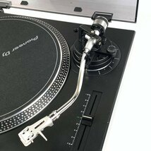 PIONEER PLX-500-K パイオニア レコードプレーヤー DJターンテーブル AC110-120V/220-240V仕様 EPアダプター付き◆委託品【TB】_画像3