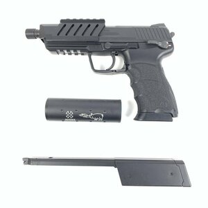 東京マルイ TOKYO MARUI HK45 ハンドガン 電動ガン 18才以上用 サイレンサー/マズルアダプター/100連射マガジン付き＊ジャンク品