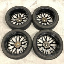 WEDS ウェッズ レオニス MX ホイール&ラジアルタイヤ 18×7J PCD114.3 5穴 OFF+53○ジャンク品_画像4