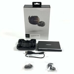 BOSE 423729 SOUNDSPORT FREE ボーズ ワイヤレスイヤホン　元箱/説明書/イヤーピースx2式/USBコード付き◆現状品