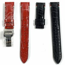 希少 美品 SEIKO PRESAGE セイコー プレサージュ & スタジオジブリ「紅の豚」コラボ 限定モデル 腕時計用 純正ベルトセット＊未使用【TB】_画像1