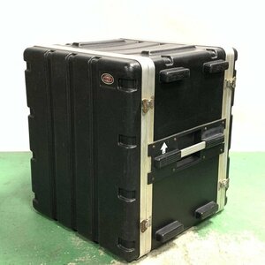 SKB エスケービー 19インチ12Uラックケース 本体サイズ(突起部含む):約W560xH590xD520mm 重量:約8.2㎏★現状品【TB】