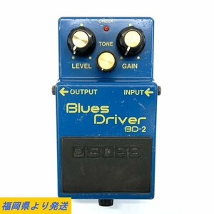 BOSS Blues Driver BD-2 ボス ブルースドライバー オーバードライブ エフェクター 動作/状態説明あり ＊現状品【福岡】